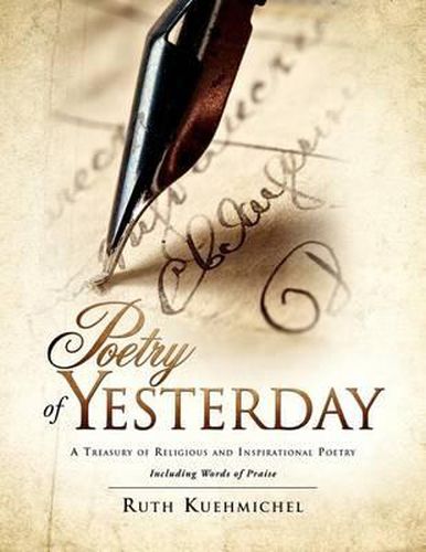 Cover image for Poetry of Yesterday A Treasury of Religious and Inspirational Poetry