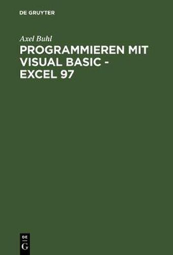 Cover image for Programmieren mit Visual Basic - Excel 97