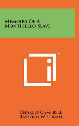 Cover image for Memoirs of a Monticello Slave