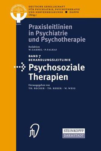 Cover image for Behandlungsleitlinie Psychosoziale Therapien