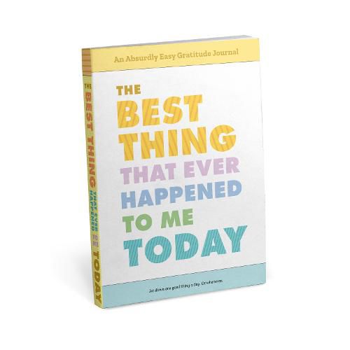 Cover image for Knock Knock The Best Thing That Ever Happened to Me Today Gratitude Journal