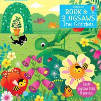 Cover image for Usborne Book and 3 Jigsaws: The Garden