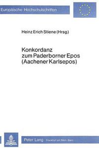 Cover image for Konkordanz Zum Paderborner Epos (Aachener Karlsepos)