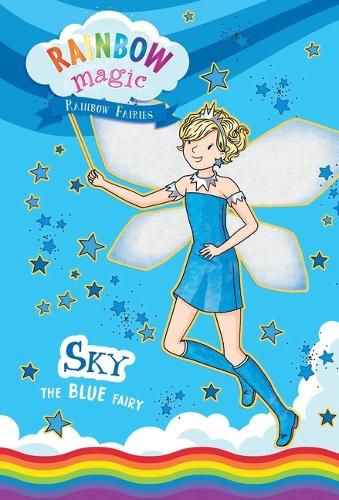Cover image for Rainbow Magic Rainbow Fairies Book #5: Sky the Blue Fairy