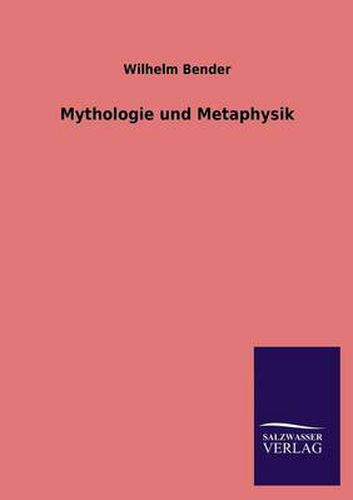 Cover image for Mythologie Und Metaphysik