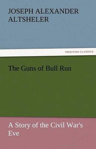 Cover image for The Guns of Bull Run a Story of the Civil War's Eve