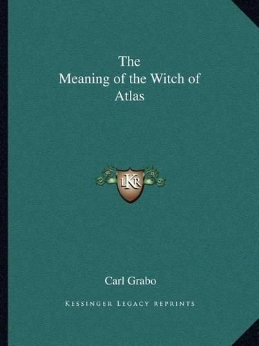 Cover image for The Meaning of the Witch of Atlas