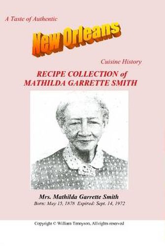 Recipe Collection of Mathilda Garrette Smith