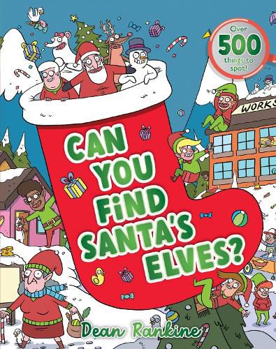 Cover image for Can You Find Santa's Elves?