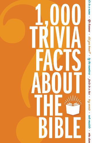Cover image for 1,000 Trivia Facts About the Bible