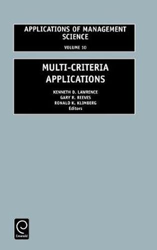 Cover image for Multi-Criteria Applications