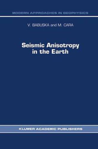 Cover image for Seismic Anisotropy in the Earth