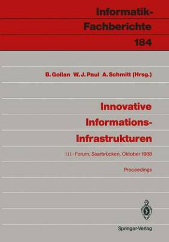 Cover image for Innovative Informations-Infrastrukturen