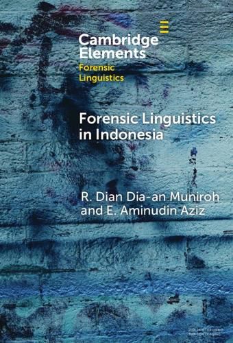 Cover image for Forensic Linguistics in Indonesia