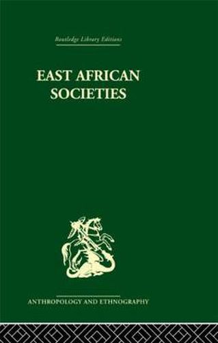 Cover image for East African Societies