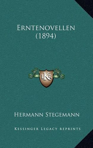 Cover image for Erntenovellen (1894)