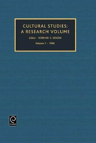 Cover image for Cultural Studies: A Research Annual