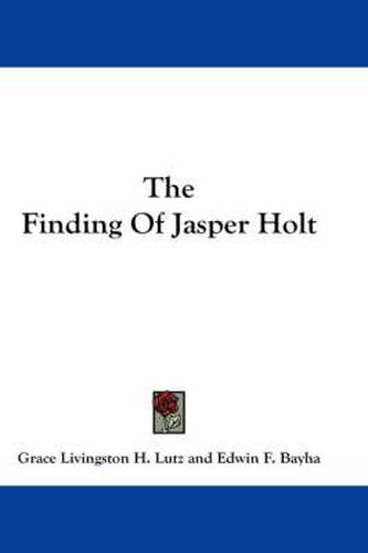 Cover image for The Finding of Jasper Holt