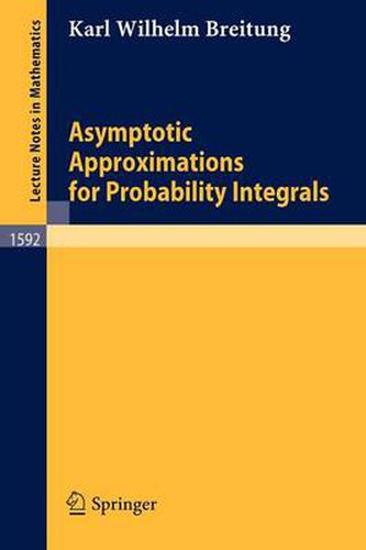 Cover image for Asymptotic Approximations for Probability Integrals