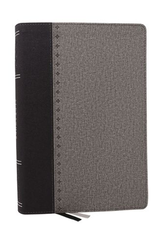 Cover image for Alexander Maclaren Study Bible: Encouragement and Insights for a Christ-Centered Life (NKJV, Black/Gray Leathersoft, Comfort Print)