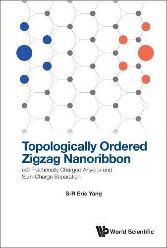 Topologically Ordered Zigzag Nanoribbon: E/2 Fractionally Charged Anyons And Spin-charge Separation