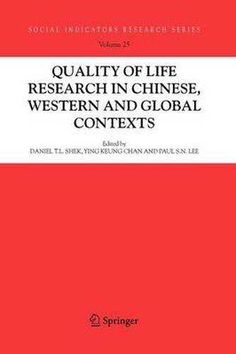 Cover image for Quality-of-Life Research in Chinese, Western and Global Contexts