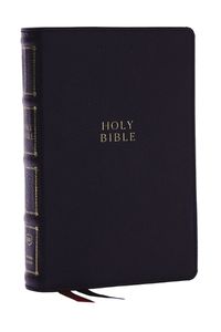 Cover image for KJV Holy Bible: Compact Bible with 43,000 Center-Column Cross References, Black Genuine Leather, Red Letter, Comfort Print: King James Version