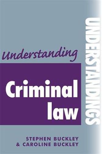 Cover image for Understanding Criminal Law