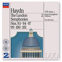 Cover image for Haydn Symphonies 93 94 97 99 100 101