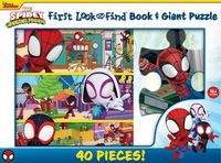 Cover image for Disney Junior Mavel Spidy & His Amazing Friends First Look & Find Book & Giant Puzzle
