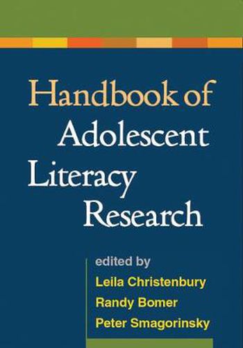 Cover image for Handbook of Adolescent Literacy Research