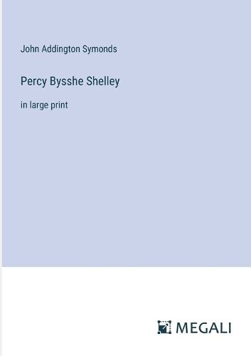 Cover image for Percy Bysshe Shelley