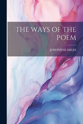 Cover image for The Ways of the Poem