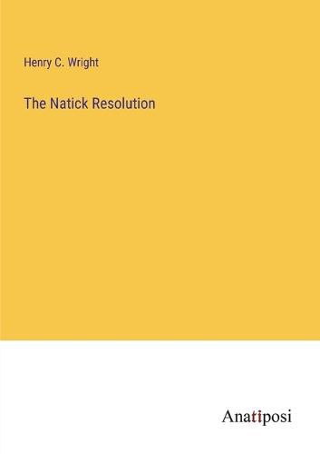 Cover image for The Natick Resolution