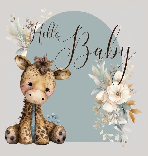 Cover image for Hello Baby, Baby Shower Guest Book (hardback)