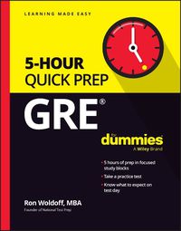 Cover image for GRE 5-Hour Quick Prep For Dummies