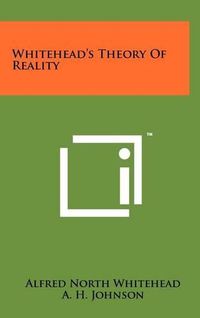 Cover image for Whitehead's Theory of Reality