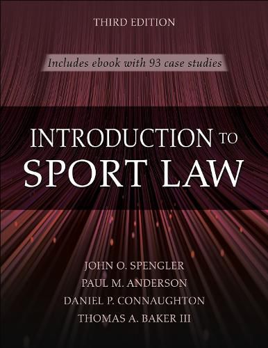 Cover image for Introduction to Sport Law