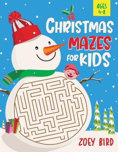 Cover image for Christmas Mazes for Kids, Volume 2