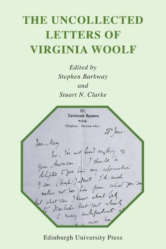 Cover image for The Uncollected Letters of Virginia Woolf
