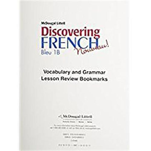 Cover image for Lesson Review Bookmarks Deuxieme Partie Level 1b