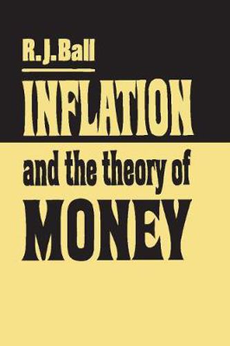 Cover image for Inflation and the Theory of Money