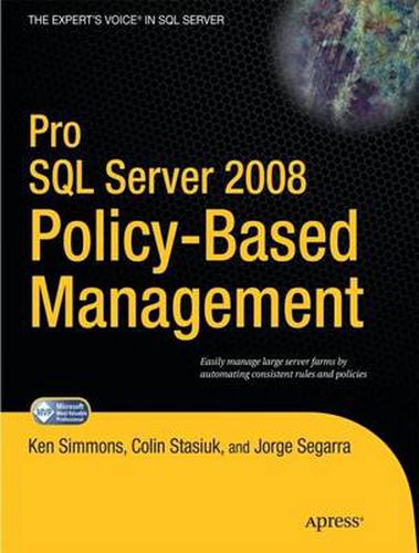 Cover image for Pro SQL Server 2008 Policy-Based Management