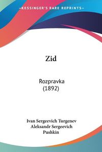 Cover image for Zid: Rozpravka (1892)