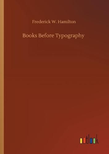 Cover image for Books Before Typography