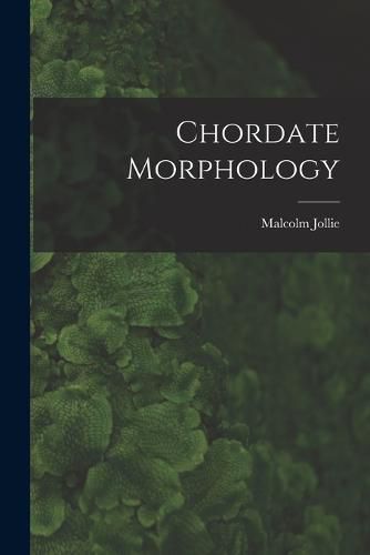 Cover image for Chordate Morphology