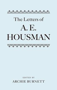 Cover image for The Letters of A. E. Housman