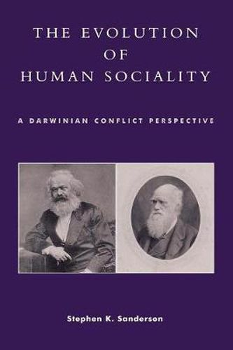 Cover image for The Evolution of Human Sociality: A Darwinian Conflict Perspective