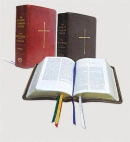 Cover image for The Book of Common Prayer and Bible Combination Edition (NRSV with Apocrypha): Red Bonded Leather