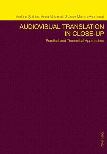 Cover image for Audiovisual Translation in Close-Up: Practical and Theoretical Approaches